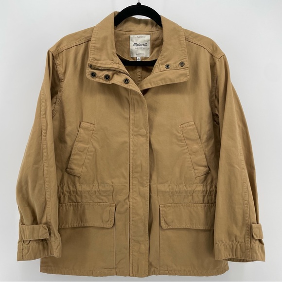 Madewell Prospect Jacket Dark Sahara Tan Khaki XS - Picture 2 of 8